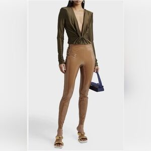 Alice + Olivia Glossy Patent Leggings